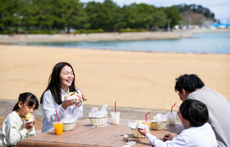 大島に到着⇒ランチ
